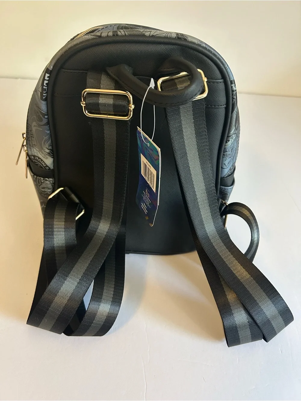 NWT Disney Villains Gray and Black Mini Backpack